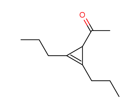 Molecular Structure of 15143-70-1 (Ethanone, 1-(2,3-dipropyl-2-cyclopropen-1-yl)-)