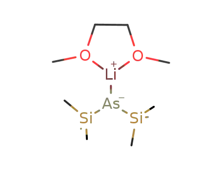 Molecular Structure of 181886-00-0 ([LiAs(SiMe<sub>3</sub>)2*DME])