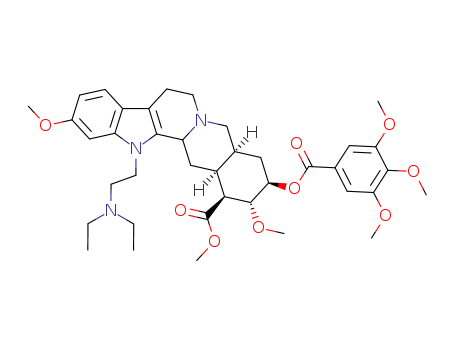 Yohimban-16-carboxylicacid,1-[2-(diethylamino)ethyl]-11,17-dimethoxy-18-[(3,4,5-trimethoxybenzoyl)oxy]-,methyl ester, (3b,16b,17a,18b,20a)-