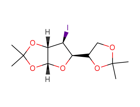 3-deoxy-3-iodo-1,2:5,6-di-O-isopropylidene-α-D-glucofuranose
