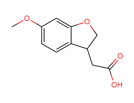 3-BENZOFURANACETIC ACID, 2,3-DIHYDRO-6-METHOXY-