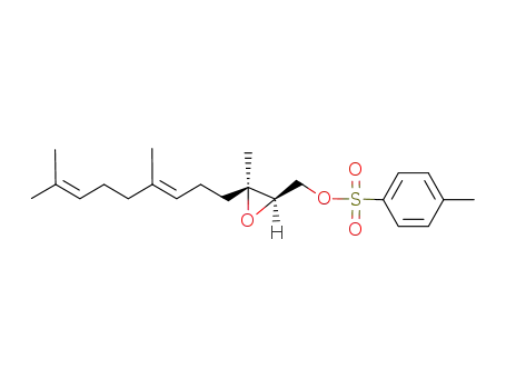 Toluene-4-sulfonic acid (2R,3S)-3-((E)-4,8-dimethyl-nona-3,7-dienyl)-3-methyl-oxiranylmethyl ester