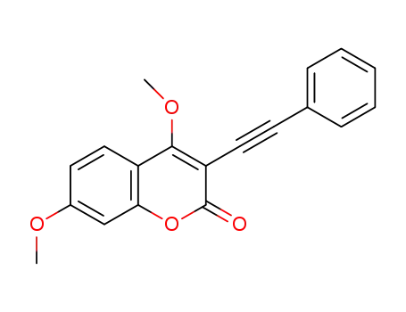 4,7dimethoxy-3-phenylethynylcoumarin