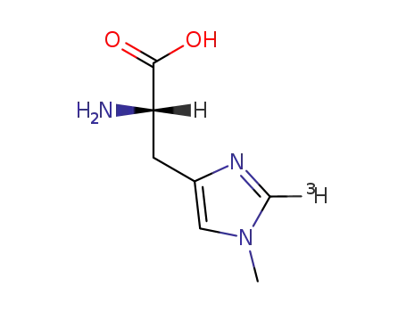 Molecular Structure of 124017-72-7 (1-methyl<2-(3)H>-L-histidine)