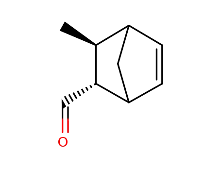 Molecular Structure of 15780-47-9 (Bicyclo[2.2.1]hept-5-ene-2-carboxaldehyde, 3-methyl-,
(1R,2R,3S,4S)-rel-)