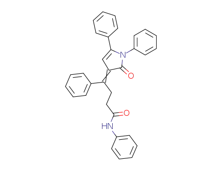 4-(2-oxo-1,5-diphenyl-1,2-dihydro-pyrrol-3-ylidene)-4,<i>N</i>-diphenyl-butyramide