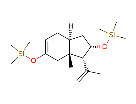 (1R,2S,3aS,7aR)-1-Isopropenyl-7a-methyl-2,6-bis-trimethylsilanyloxy-2,3,3a,4,7,7a-hexahydro-1H-indene