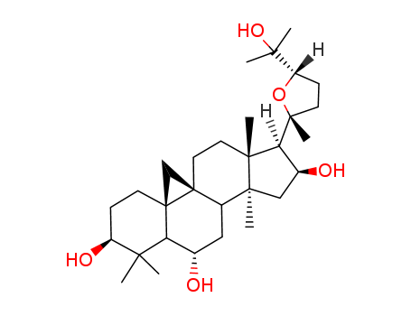 9,19-Cyclolanostane-3,6,16,25-tetrol, 20,24-epoxy-, (3β,6α,16β,20R,24S)-