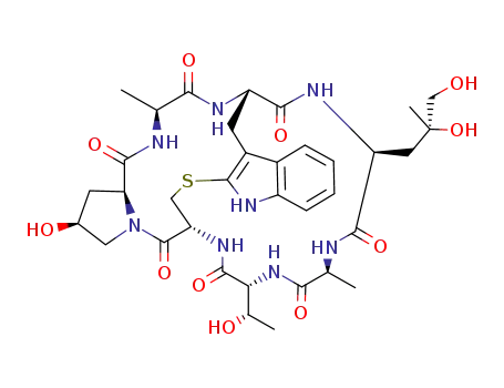 Molecular Structure of 17466-45-4 (Phalloidin)