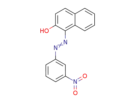 Molecular Structure of 6471-46-1 (1-[(3-nitrophenyl)azo]-2-naphthol)