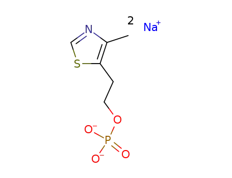 phosphoric acid mono-[2-(4-methyl-thiazol-5-yl)-ethyl] ester; disodium salt