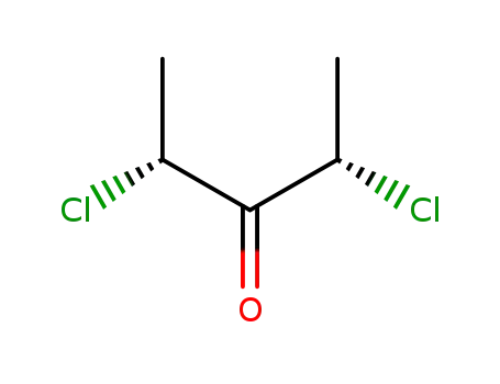 Molecular Structure of 126830-84-0 (meso-2,4-dichloro-3-pentanone)
