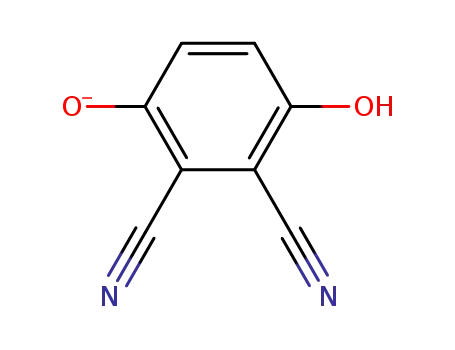 2,3-Dicyano-4-hydroxy-phenol anion