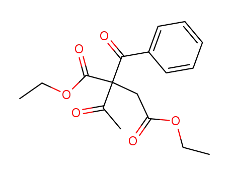 Molecular Structure of 856065-40-2 (2-acetyl-2-benzoyl-succinic acid diethyl ester)