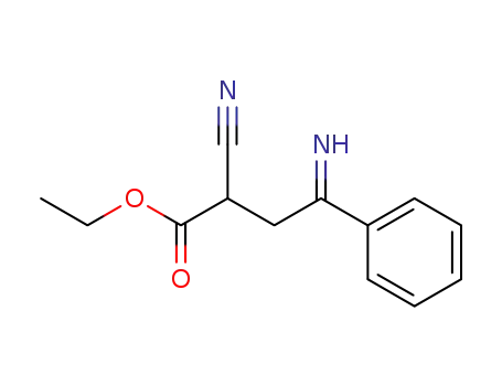 2-cyano-4-imino-4-phenyl-butyric acid ethyl ester