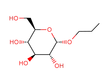 Molecular Structure of 118245-34-4 (propyl α-D-glucopyranoside)