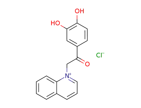 1-[2-(3,4-Dihydroxyphenyl)-2-oxoethyl]quinolin-1-ium chloride