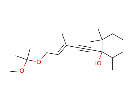 1-[(E)-5-(1-Methoxy-1-methyl-ethoxy)-3-methyl-pent-3-en-1-ynyl]-2,2,6-trimethyl-cyclohexanol