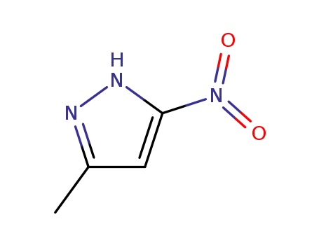 Molecular Structure of 34334-96-8 (1H-Pyrazole,3-methyl-5-nitro-(9CI))