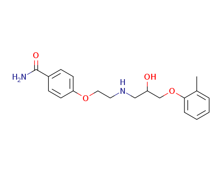 Benzamide,4-[2-[[2-hydroxy-3-(2-methylphenoxy)propyl]amino]ethoxy]-