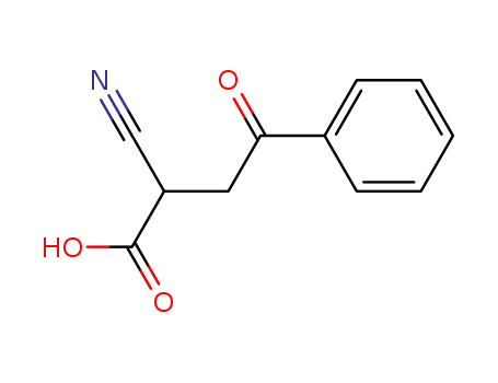 Molecular Structure of 22984-72-1 (2-cyano-4-oxo-4-phenyl-butyric acid)