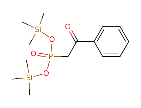 Bis(trimethylsilyl) P-(2-oxo-2-phenylethyl)phosphonate