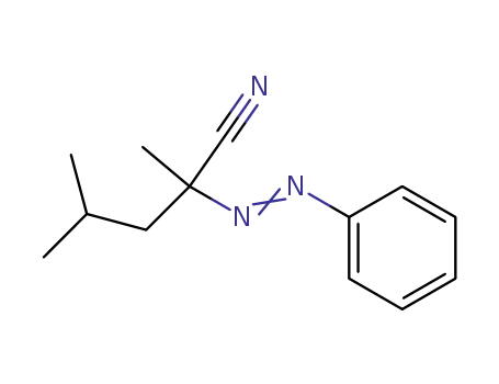 Molecular Structure of 34372-09-3 (2,4-dimethyl-2-(phenylazo)valeronitrile)