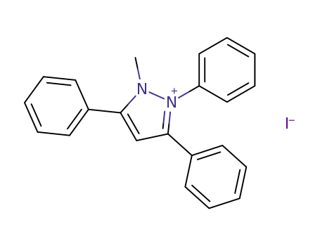 1-methyl-2,3,5-triphenyl-pyrazolium; iodide