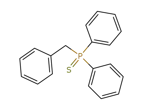 Molecular Structure of 15367-75-6 (Diphenyl(phenylmethyl)phosphine sulfide)