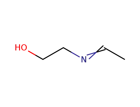 Molecular Structure of 32589-75-6 (Ethanol, 2-(ethylideneamino)-)