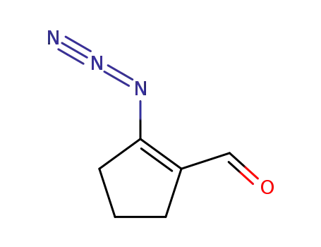 2-Azido-1-cyclopentene-1-carboxaldehyde