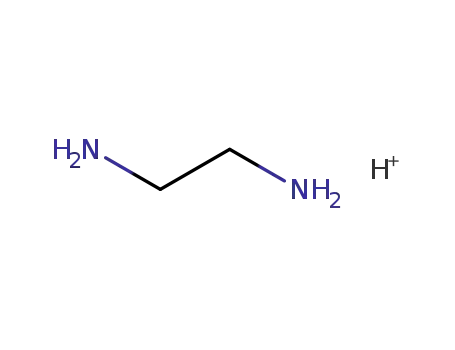 Molecular Structure of 26265-69-0 (2-ammonioethylamine)