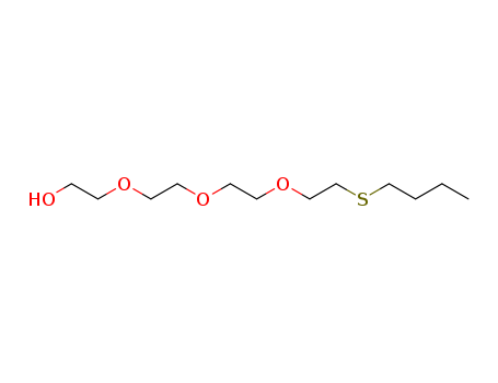 Molecular Structure of 111290-06-3 (3,6,9-Trioxa-12-thiahexadecan-1-ol)