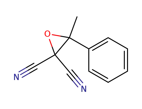 2,2-dicyano, 3-methyl-3-phenyloxirane