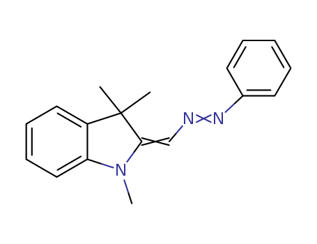 1H-Indole, 2,3-dihydro-1,3,3-trimethyl-2-[(phenylazo)methylene]-
