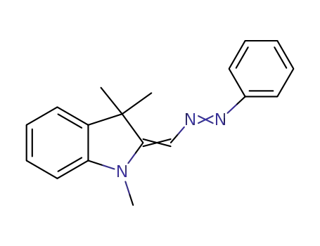 Molecular Structure of 4677-09-2 (1,3,3-trimethyl-2-[(phenylazo)methylene]indoline)