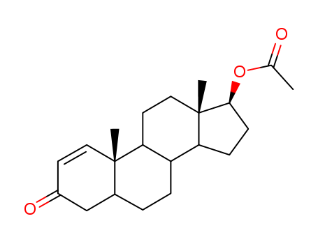 Androst-1-en-3-one,17-(acetyloxy)-, (5a,17b)-