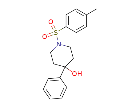 Molecular Structure of 83863-40-5 (4-phenyl-1-(p-tolylsulphonyl)piperidin-4-ol)