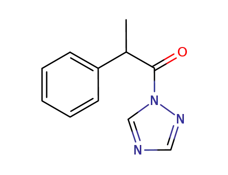 Molecular Structure of 1213788-11-4 ((R,S)-N-2-phenylpropionyl-1,2,4-triazole)