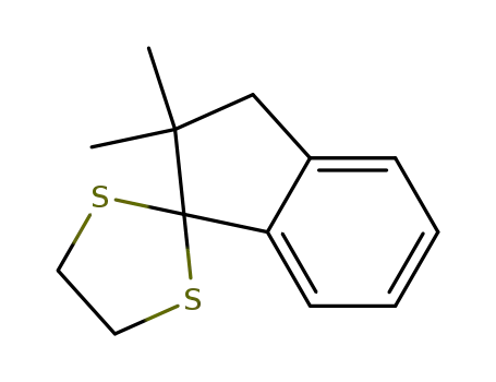 2,2-dimethyl-1,1-(ethylendithio)indan