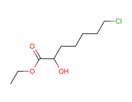 Molecular Structure of 1174680-07-9 (ethyl 7-chloro-α-hydroxyheptylate)