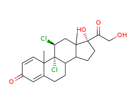 Pregna-1,4-diene-3,20-dione,9,11-dichloro-17,21-dihydroxy-, (11b)-