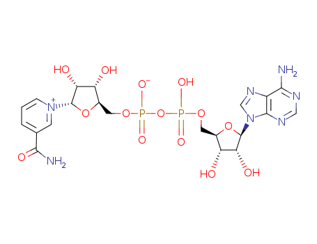 Adenosine 5'-(trihydrogen diphosphate),esters,P'f5'-ester with 3-(aminocarbonyl)-1-R-Dribofuranosylpyridinium,inner salt