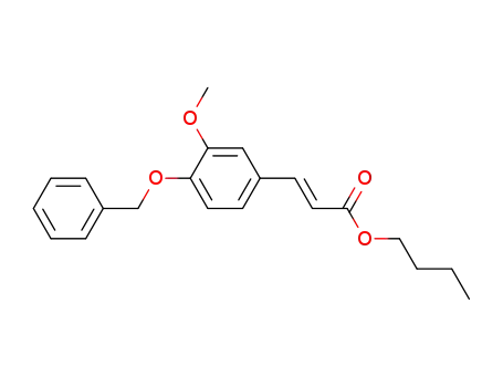 (E)-3-(4-Benzyloxy-3-methoxy-phenyl)-acrylic acid butyl ester