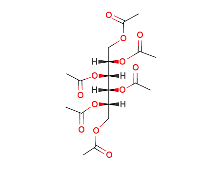 Molecular Structure of 13443-46-4 (L-iditol hexaacetate)