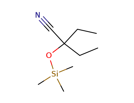 Butanenitrile, 2-ethyl-2-[(trimethylsilyl)oxy]-