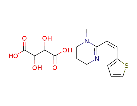 （Ｅ）－１，４，５，６－テトラヒドロ－１－メチル－２－［２－（２－チエニル）ビニル］ピリミジン酒石酸塩（１：１）