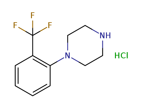 Piperazine,1-[2-(trifluoromethyl)phenyl]-, hydrochloride (1:1)