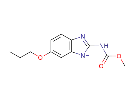 Molecular Structure of 20559-55-1 (Oxibendazole)