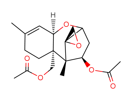Molecular Structure of 2198-94-9 (4,15-DIACETYLVERRUCAROL)
